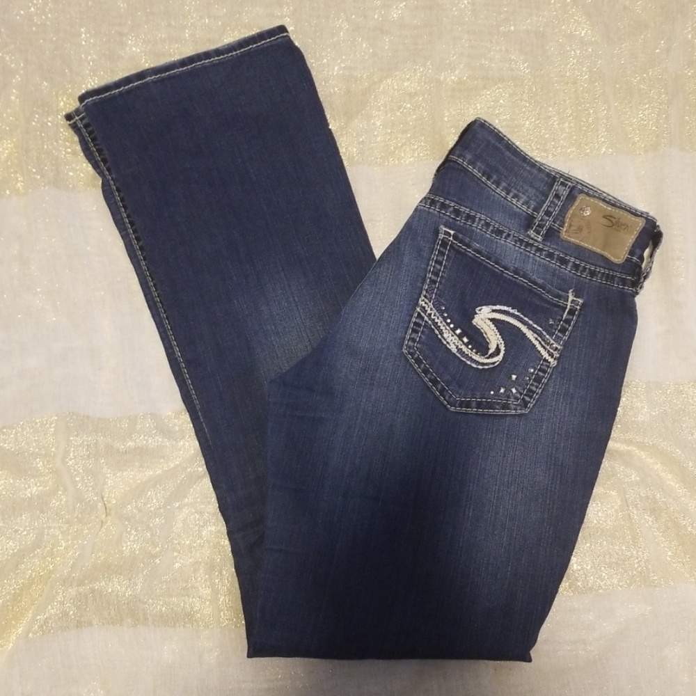 Silver jeans
